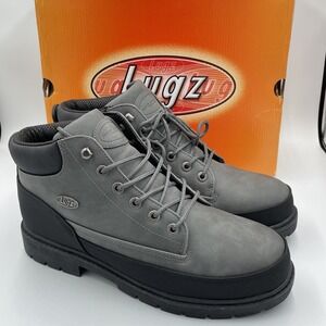 Lugz Men's Drifter Weatherguard Classic Chukka Boot Black / Grey Size 12 D NEW